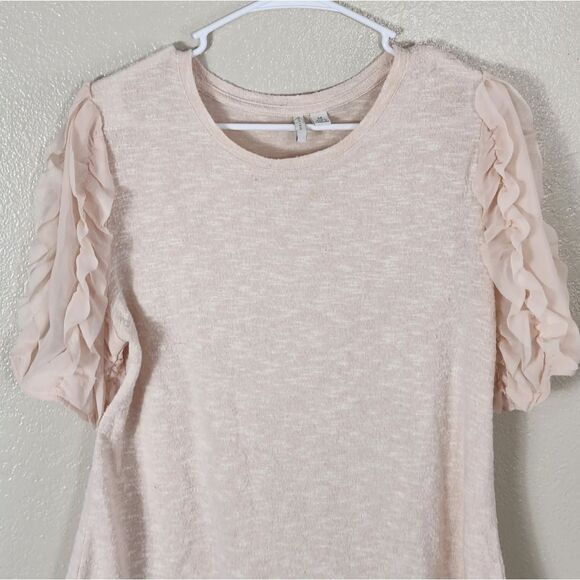 C Est. 1946 Top Size M Light Peach Crew Neck - Picture 2 of 8